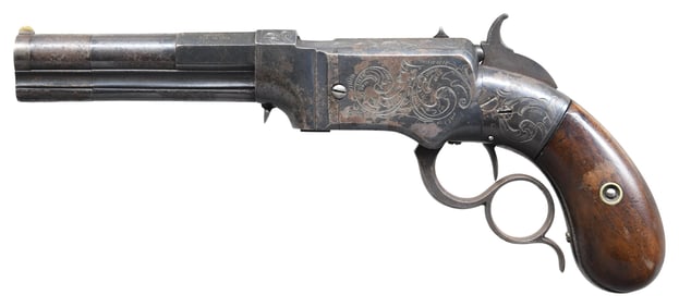 EARLY SMITH & WESSON NO. 1 LEVER ACTION PISTOL