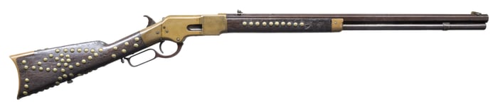 WINCHESTER 1866 THIRD MODEL TACK DECORATED LEVER