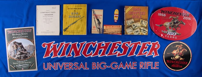 WINCHESTER UNIVERSAL BIG-GAME RIFLE DISPLAY
