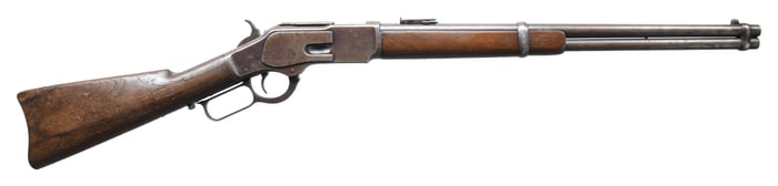 WINCHESTER RIFLE & COLT REVOLVER USED BY