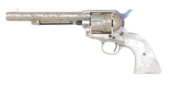 CUSTOM ENGRAVED COLT FIRST GEN SAA REVOLVER