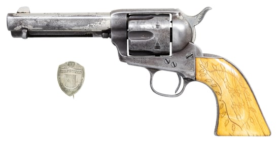 HISTORIC INSCRIBED COLT SAA, EVERETT TOWNSEND,