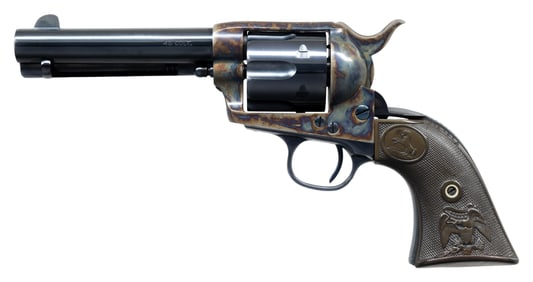 ATTRACTIVE HISTORIC REFINISHED COLT SAA INSCRIBED