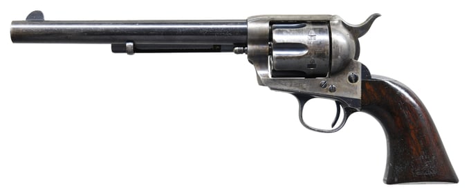 U.S. & NEW YORK MILITIA MARKED COLT SINGLE ACTION