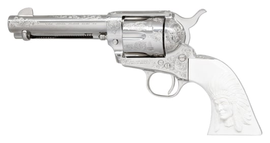 AS NEW COLT FACTORY "B" ENGRAVED & INSCRIBED 2ND