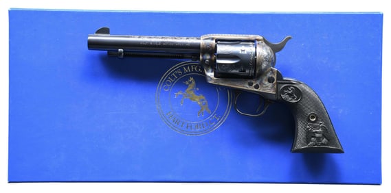 LIKE NEW COLT 3RD GEN FACTORY "B" ENGRAVED SAA