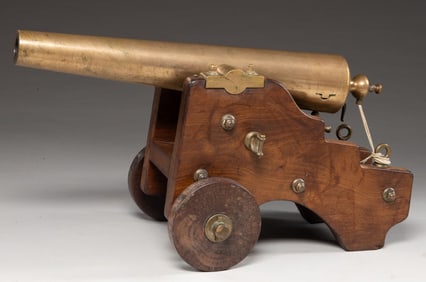 LARGE 3 GAUGE UNMARKED STRONG BRASS SALUTING