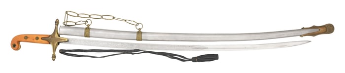 US M1875 MARINE CORPS OFFICER'S SWORD OF THE EARLY