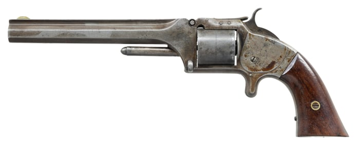 SMITH & WESSON NO 2 SA REVOLVER.