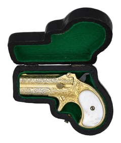 ATTRACTIVE CUSTOM ENGRAVED & GOLD PLATED REMINGTON
