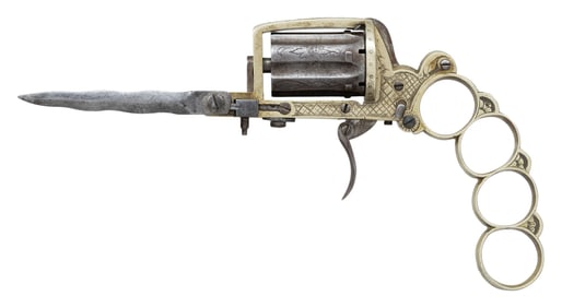 ENGRAVED L. DOLNE PATENT APACHE STYLE KNUCKLE