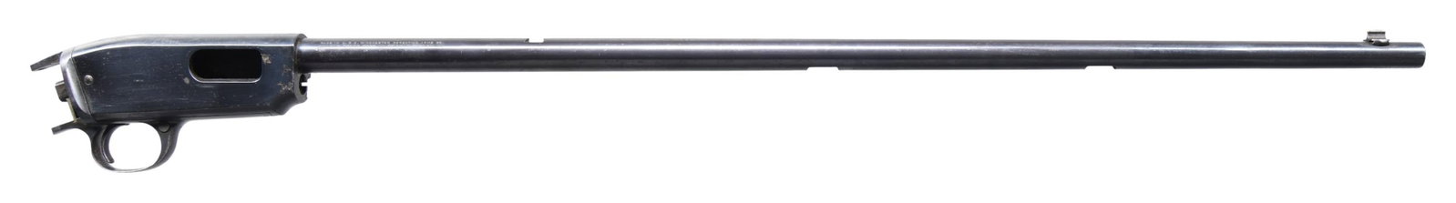WINCHESTER MODEL 61 BARRELED ACTION.: Cal. 22 S, L, LR. S# 11397. Winchester proof 24" barrel with bead front sight. Blued finish. Comes with trigger assembly; missing stock set, tubular & bolt assembly. CONDITION: good original barrel bl