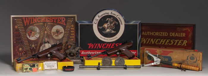 VERY LARGE AND INTERESTING GROUPING OF WINCHESTER