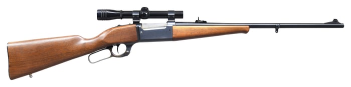 SAVAGE MODEL 99-A "SADDLE GUN" LEVER ACTION RIFLE.