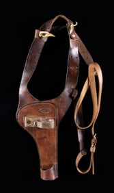 MILES CITY SADDLERY RARE SKELETON PATTERN SHOULDER