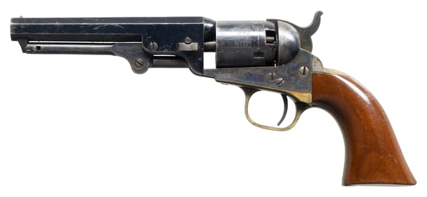 EXTREMELY FINE COLT MODEL 1849 POCKET REVOLVER.