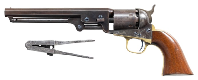 COLT 1851 NAVY PERCUSSION REVOLVER.
