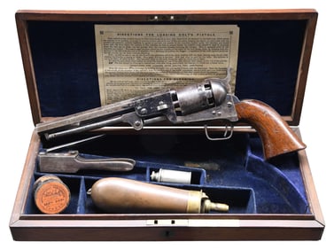 COLT 1851 LONDON NAVY REVOLVER.