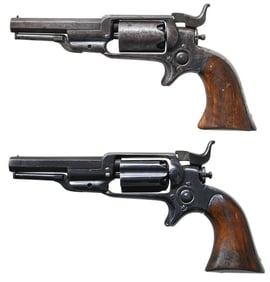PAIR OF COLT MODEL 1855 ROOT PERCUSSION REVOLVERS.