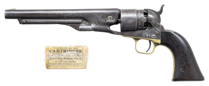 CIVIL WAR MARTIAL COLT 1860 ARMY REVOLVER.