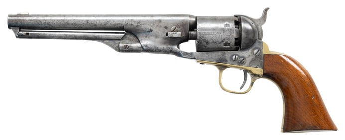 SCARCE CIVIL WAR MODEL 1861 NAVY REVOLVER.