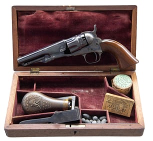 EXTREMELY FINE CIVIL WAR CASED COLT MODEL 1862