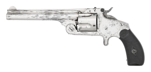 INSCRIBED SMITH & WESSON NO. 2 SA REVOLVER.