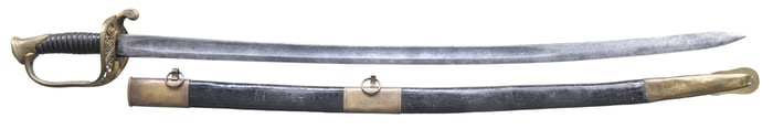 FINE CONFEDERATE INSCRIBED CONNING FOOT OFFICER