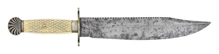 LARGE RARE CONGREVE BOWIE KNIFE.
