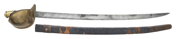 US M1860 NAVAL CUTLASS DATED 1862.