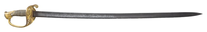 US M1850 FOOT OFFICER'S SWORD.