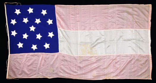 VERY FINE CONFEDERATE FIRST NATIONAL BATTLEFLAG OF