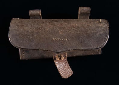 FINEST CONFEDERATE CAVALRY CARBINE CARTRIDGE BOX.