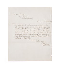 ROBERT E LEE AUTOGRAPH LETTER SIGNED.