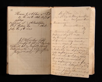 UNIQUE & FINE CONFEDERATE OFFICER AUTOGRAPH BOOK,