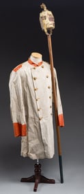 1860 ERA LINCOLN WIDE AWAKE CAMPAIGN COAT AND