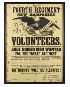 4th NEW HAMPSHIRE RECRUITING BROADSIDE.