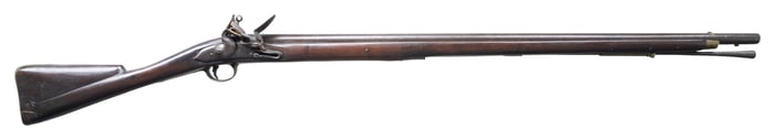 UNIQUE AMERICAN CHERRY STOCKED FLINTLOCK MILITIA