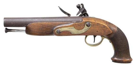 BRITISH FLINTLOCK TRADE PISTOL.