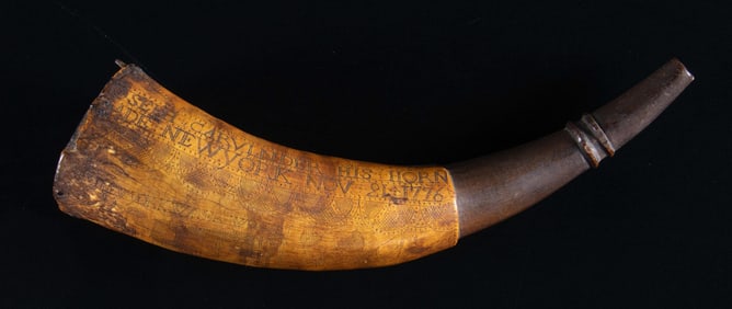 FINE NAMED "NEW YORK CITY WATER WORKS" SCRIMSHAWED