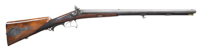 HIGH CONDITION PERCUSSION DOUBLE RIFLE BY JOHANN