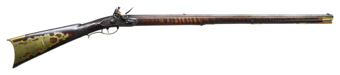 FINE NEW YORK FULL STOCK FLINTLOCK "KENTUCKY