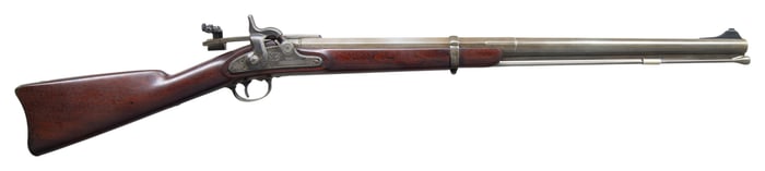 CUSTOM PERCUSSION TARGET RIFLE USING SPRINGFIELD