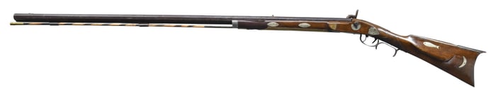 SCARCE NORTH CAROLINA HALF STOCK PERCUSSION RIFLE,