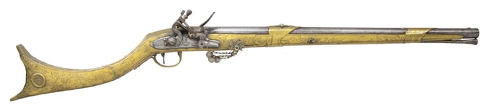 ORNATE OTTOMAN FLINTLOCK CARBINE.