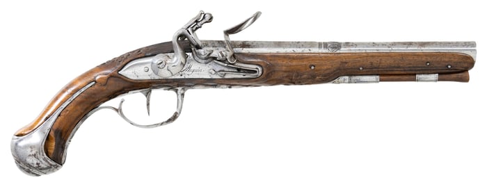 FRENCH MAGUIN FLINTLOCK PISTOL.