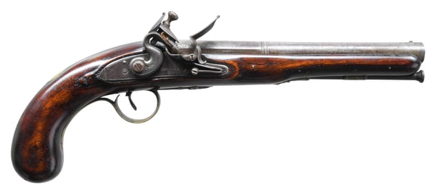 KETLAND & CO. BRITISH FLINTLOCK HOLSTER PISTOL.