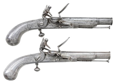 FINE PAIR OF JOHN MURDOCH ALL METAL SMALL SIZED