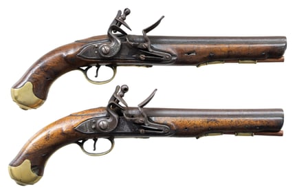 GOOD PAIR OF PATTERN 1759/78 STYLE DUBLIN