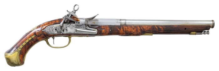 BEAUTIFULLY MADE MIQULET HOLSTER PISTOL.